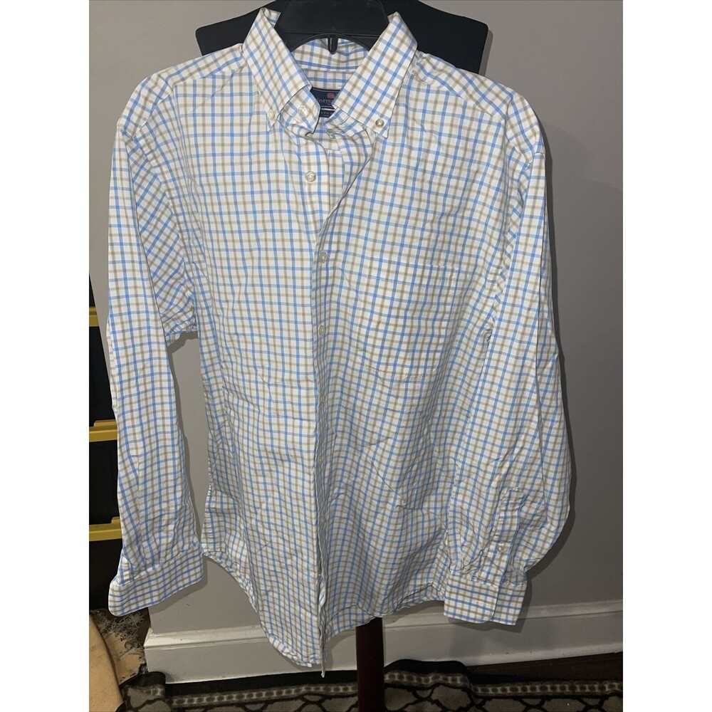 Vineyard Vines Shirt Mens Medium Classic Fit Murray Button Up